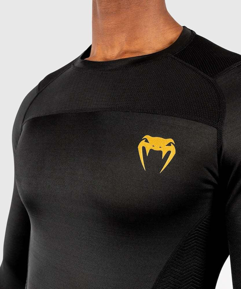 Rashguard Venum G-Fit Noir-or manches longues  - Image 8