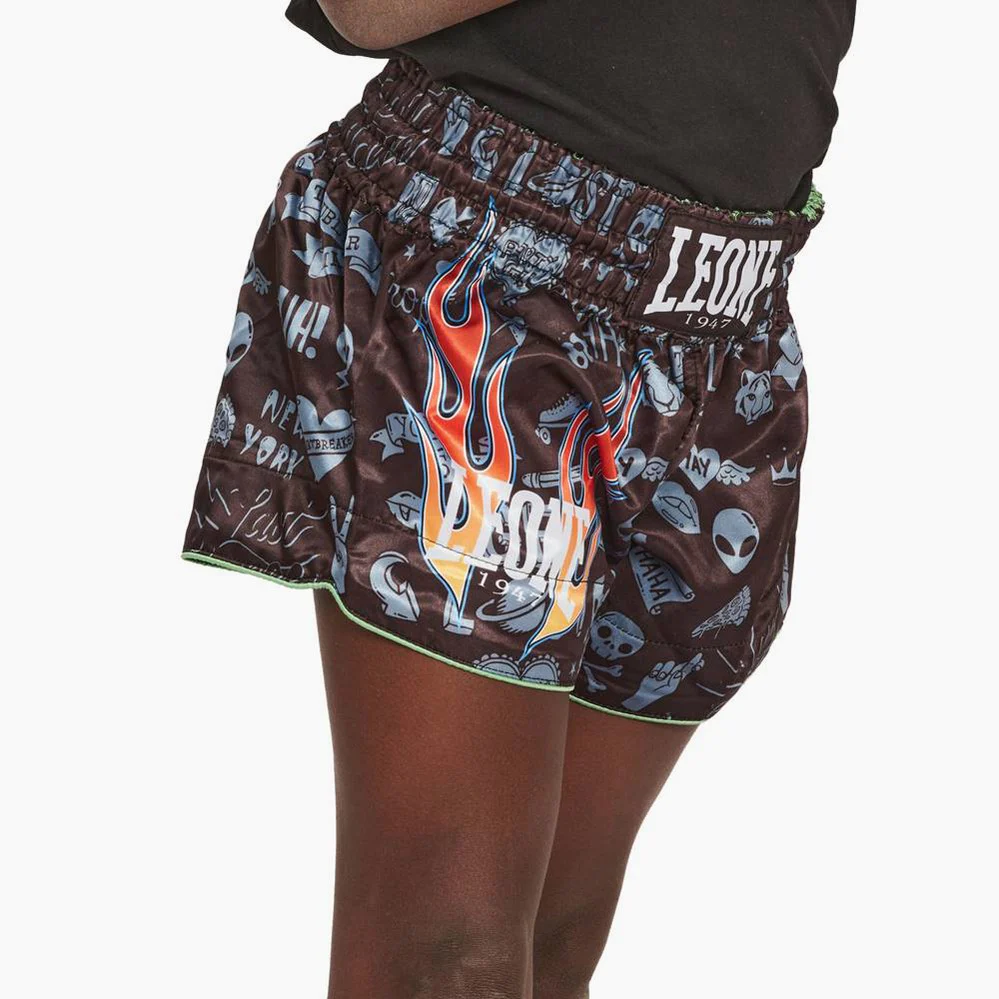 Shorts pour enfants kick-thai Leone Flames ABJ20  - Image 6