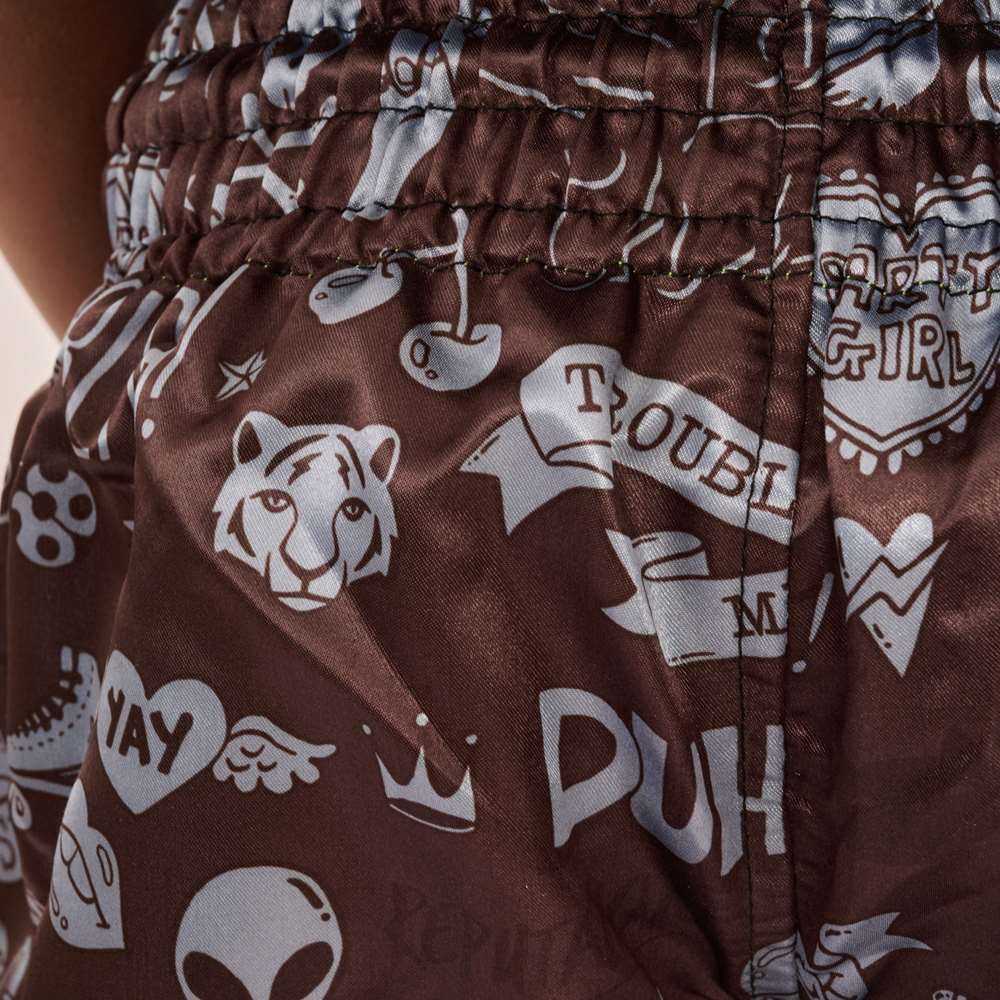 Shorts pour enfants kick-thai Leone Flames ABJ20  - Image 9